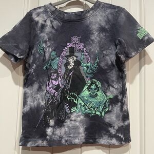 Disney Kids' Toddler Haunted Mansion Tie-Dye Graphic Tee - Black & Purple